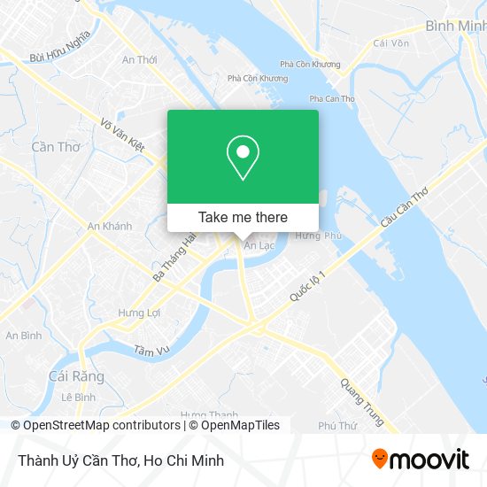 Thành Uỷ Cần Thơ map
