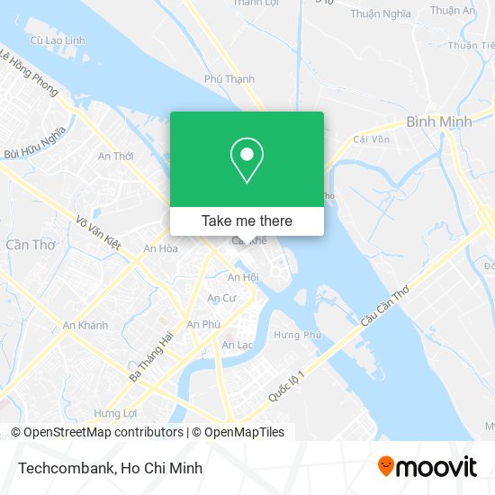 Techcombank map