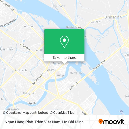 Ngân Hàng Phát Triển Việt Nam map