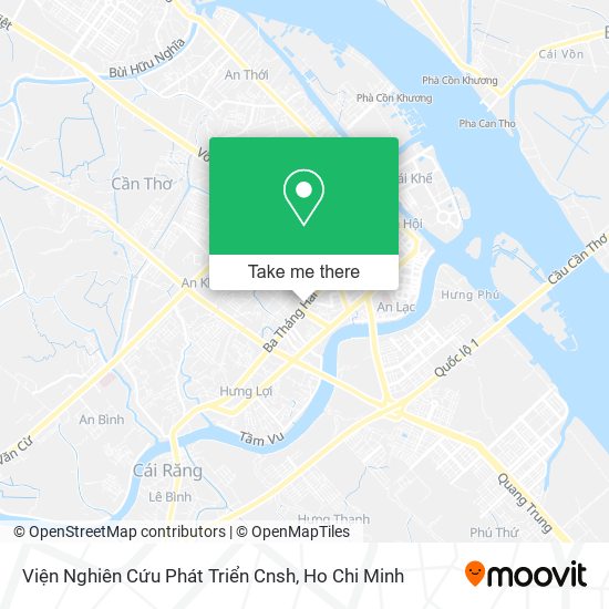 Viện Nghiên Cứu Phát Triển Cnsh map