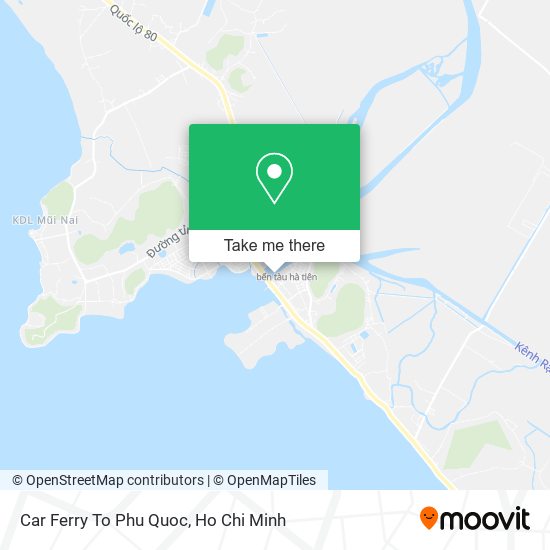 Car Ferry To Phu Quoc map