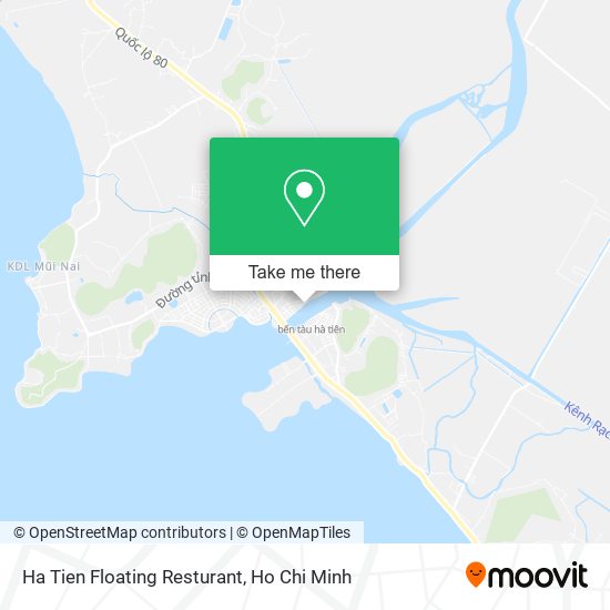 Ha Tien Floating Resturant map