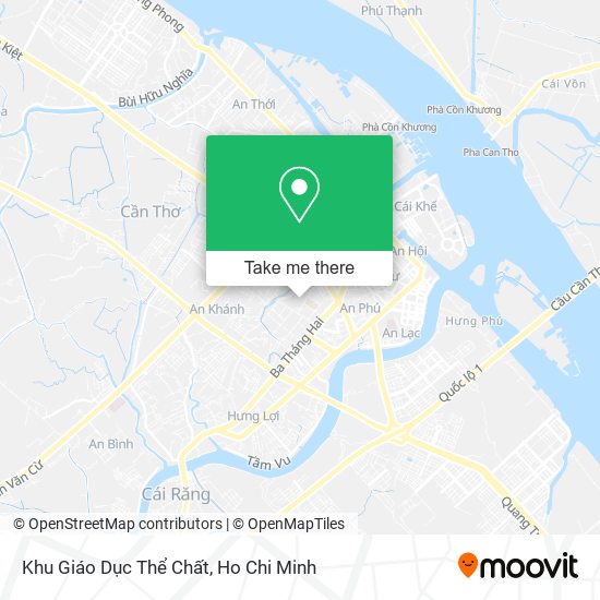 Khu Giáo Dục Thể Chất map