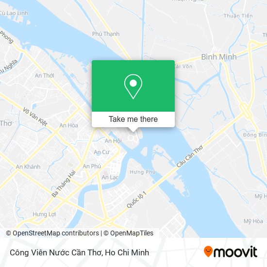 Công Viên Nước Cần Thơ map