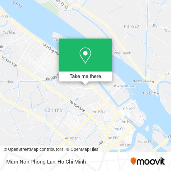 Mầm Non Phong Lan map