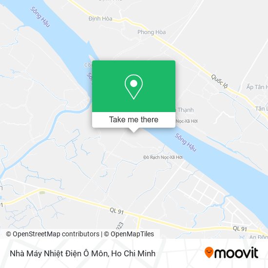 Nhà Máy Nhiệt Điện Ô Môn map
