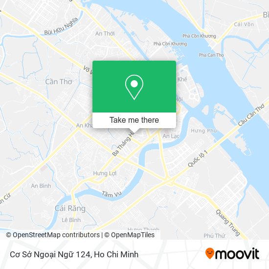 Cơ Sở Ngoại Ngữ 124 map