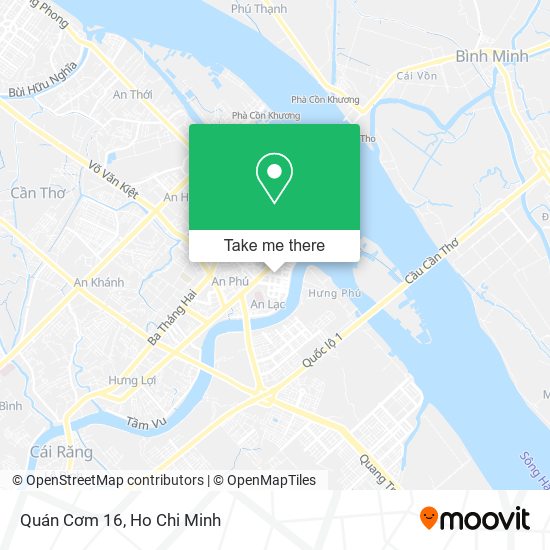 Quán Cơm 16 map