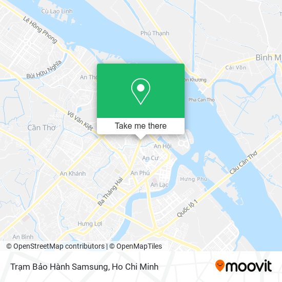 Trạm Bảo Hành Samsung map