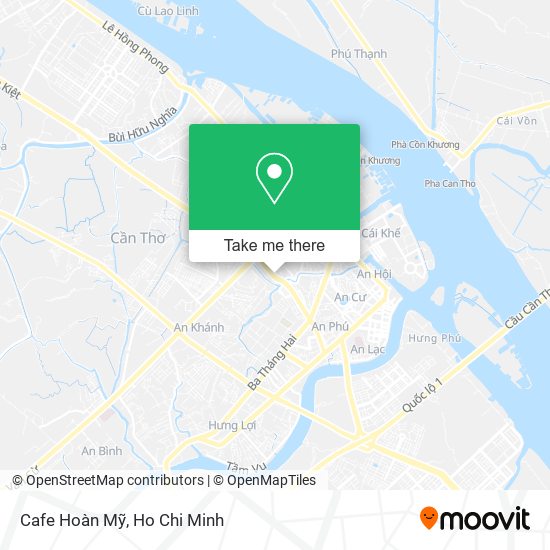 Cafe Hoàn Mỹ map