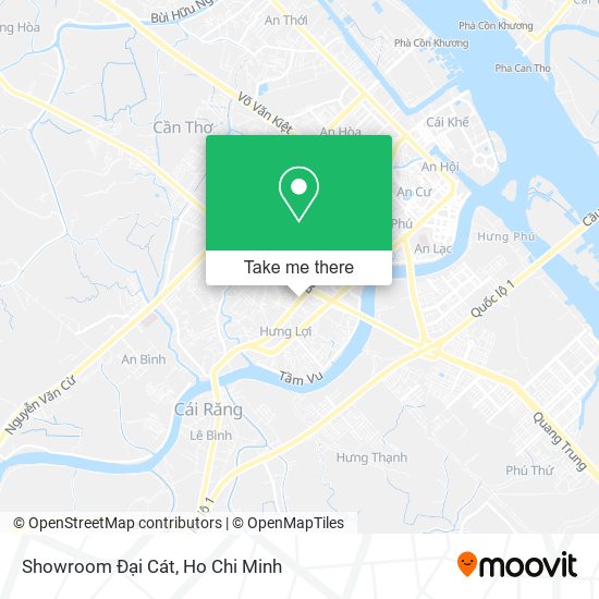 Showroom Đại Cát map