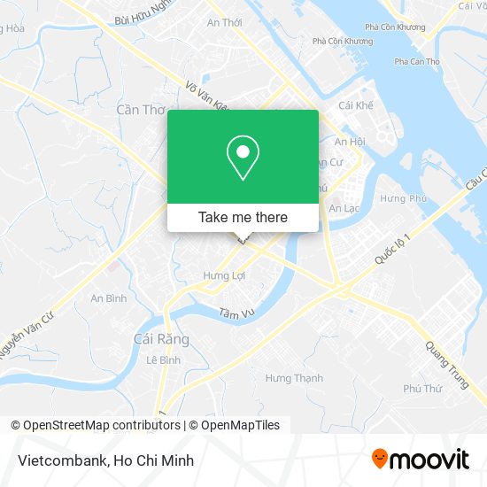 Vietcombank map