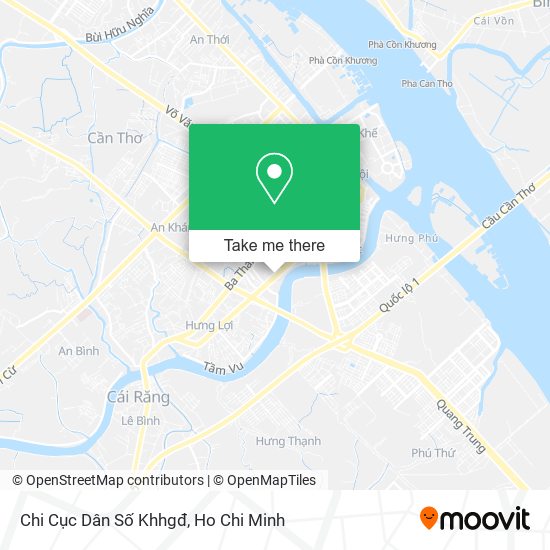 Chi Cục Dân Số Khhgđ map