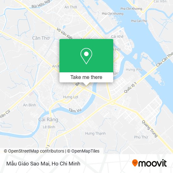 Mẫu Giáo Sao Mai map