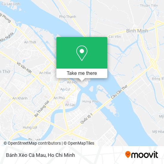 Bánh Xèo Cà Mau map
