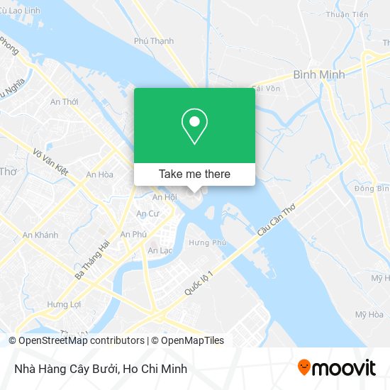 Nhà Hàng Cây Bưởi map