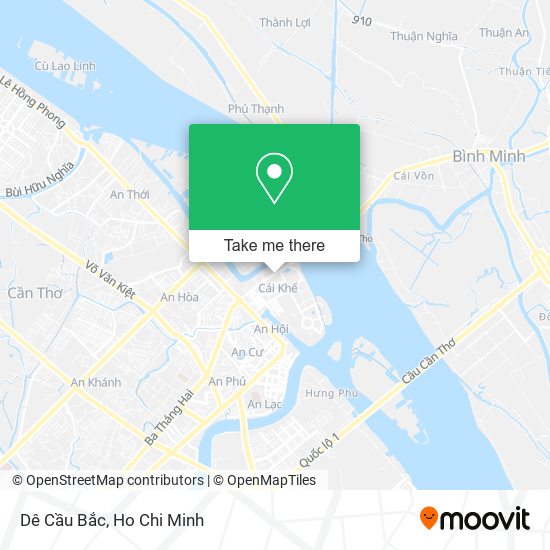 Dê Cầu Bắc map