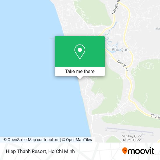 Hiep Thanh Resort map