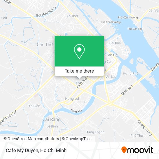 Cafe Mỹ Duyên map
