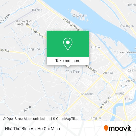 Nhà Thờ Bình An map