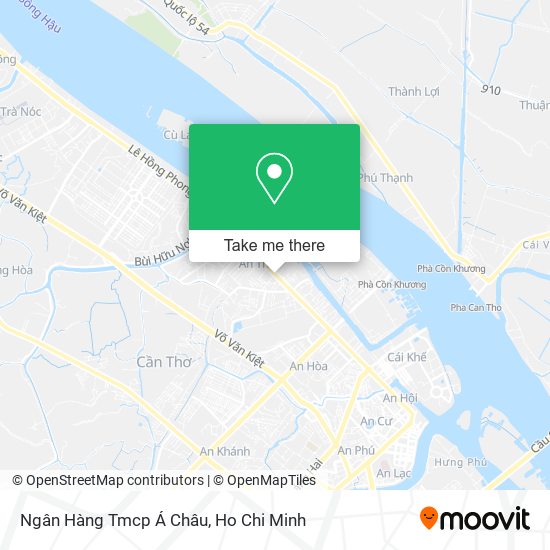 Ngân Hàng Tmcp Á Châu map