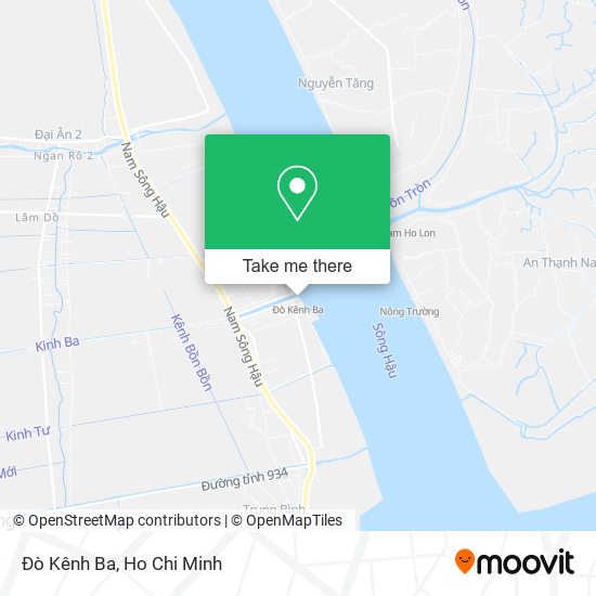 Đò Kênh Ba map