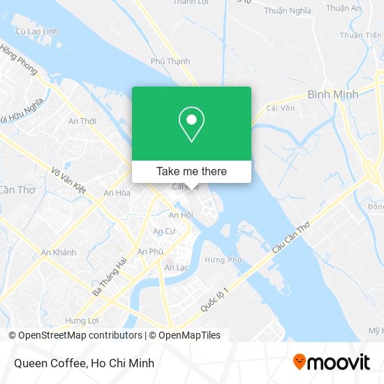 Queen Coffee map