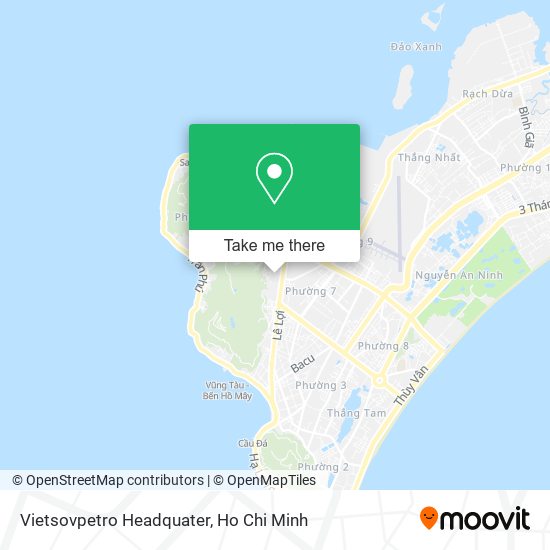 Vietsovpetro Headquater map