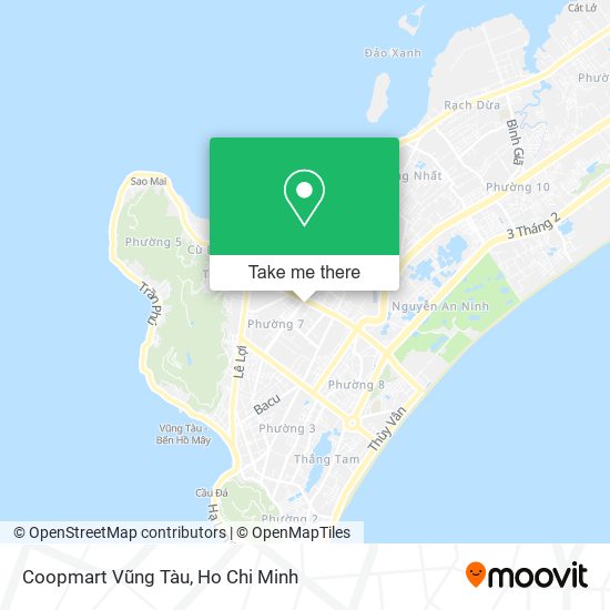 Coopmart Vũng Tàu map