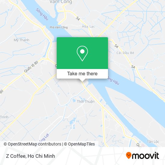 Z Coffee map