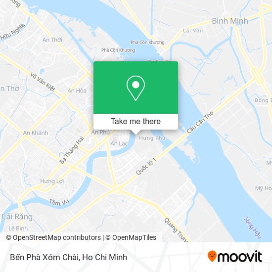Bến Phà Xóm Chài map