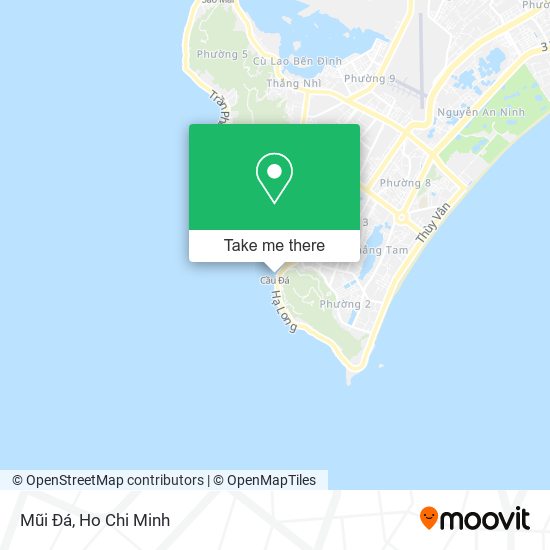 Mũi Đá map