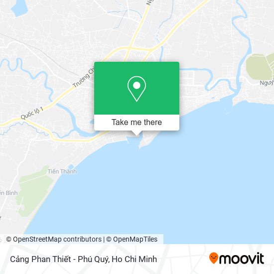 Cảng Phan Thiết - Phú Quý map