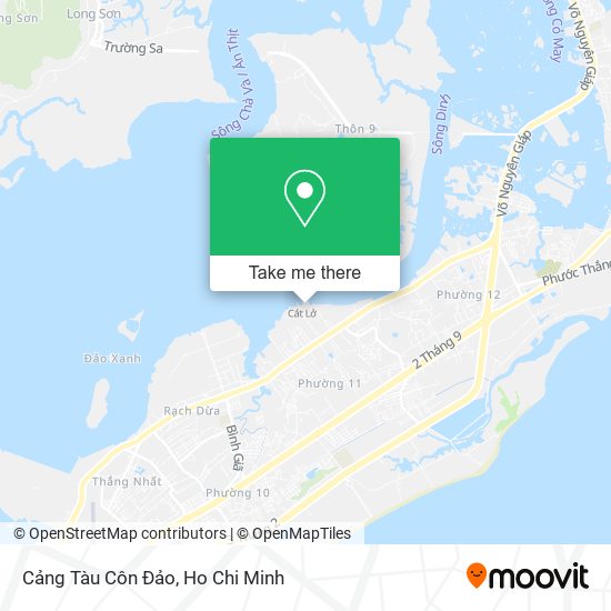 Cảng Tàu Côn Đảo map