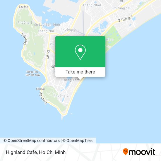 Highland Cafe map