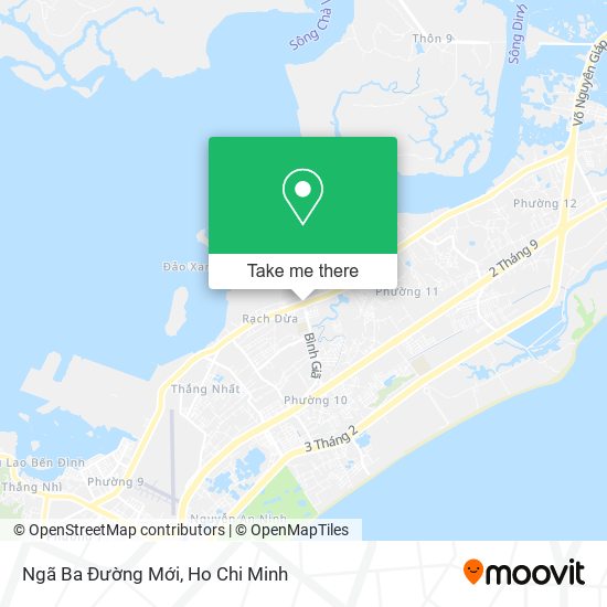 Ngã Ba Đường Mới map