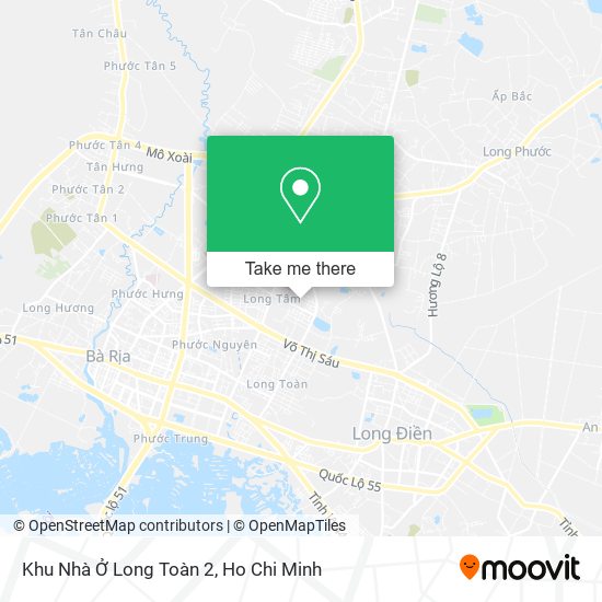 Khu Nhà Ở Long Toàn 2 map