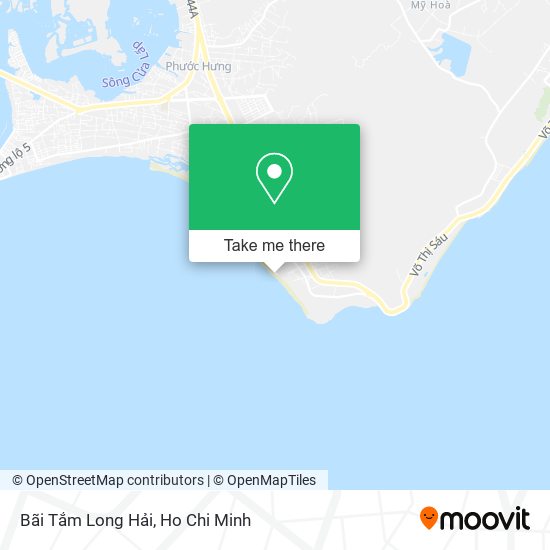 Bãi Tắm Long Hải map