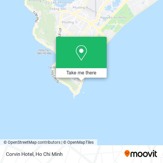 Corvin Hotel map