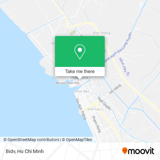 Bidv map