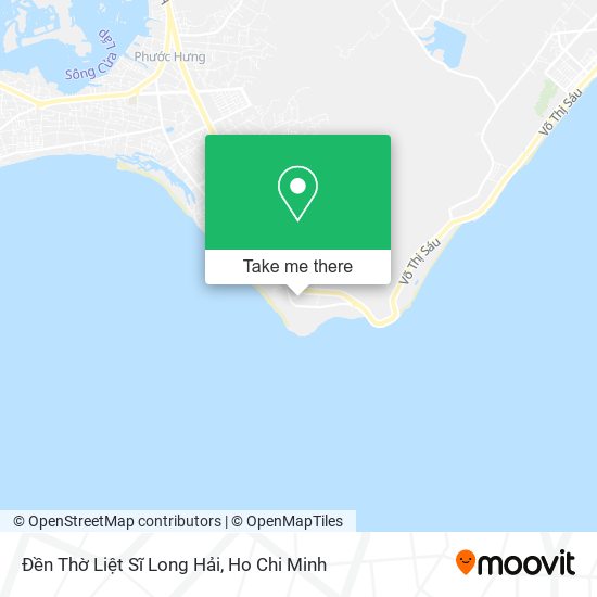 Đền Thờ Liệt Sĩ Long Hải map