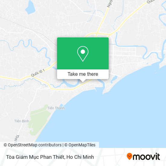 Tòa Giám Mục Phan Thiết map