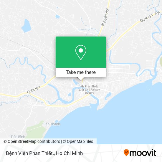 Bệnh Viện Phan Thiết. map