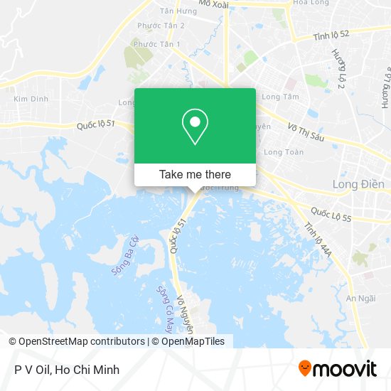 P V Oil map