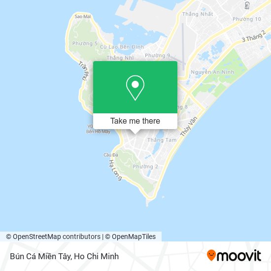 Bún Cá Miền Tây map