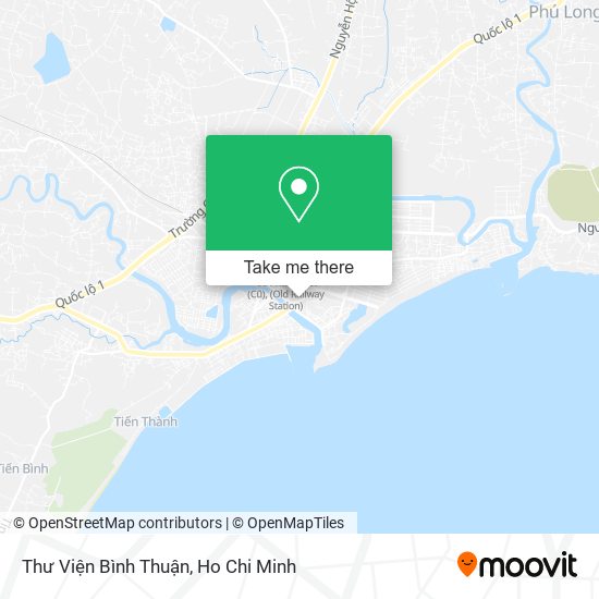Thư Viện Bình Thuận map