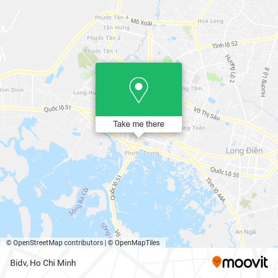 Bidv map