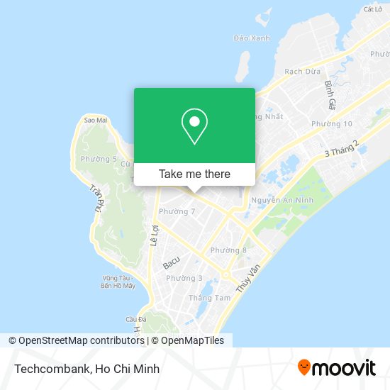 Techcombank map