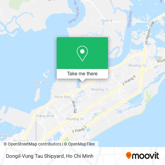 Dongil-Vung Tau Shipyard map
