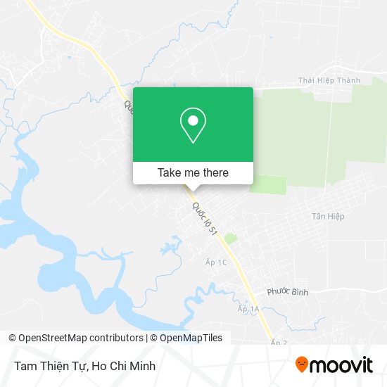 Tam Thiện Tự map